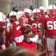 Illustration for article titled Bo Pelini Leads His Team Out The Tunnel With A Cat